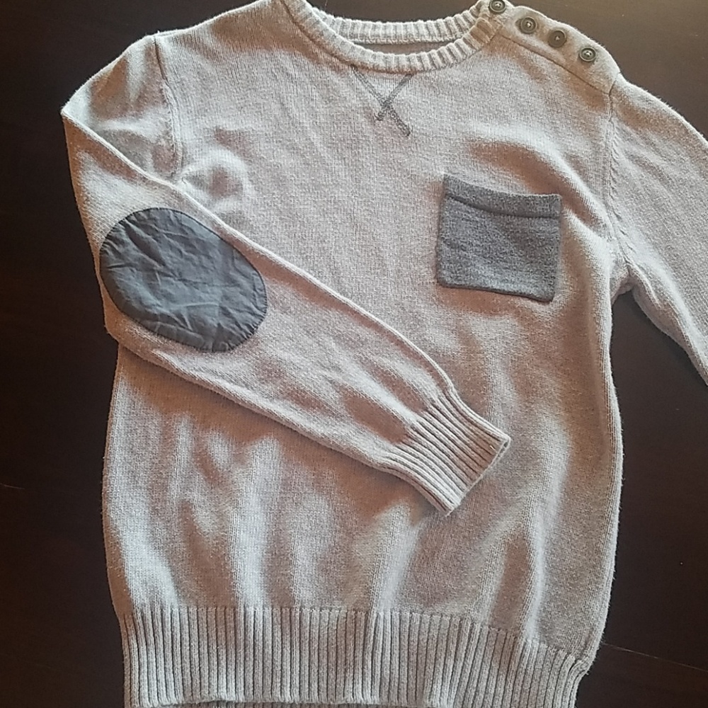 Boys Gray Sweater